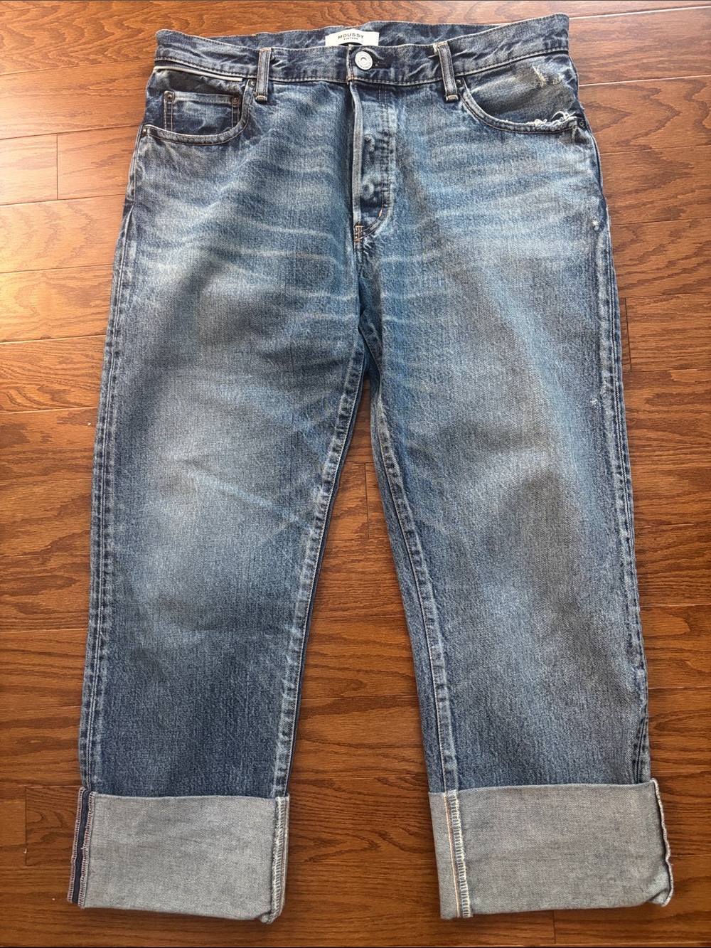 Mouse vintage Blue Denim Jeans 🤩